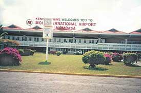 Der alte Flughafen in Mombasa