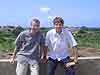 Nikias mit seinem Vater in Kenia...